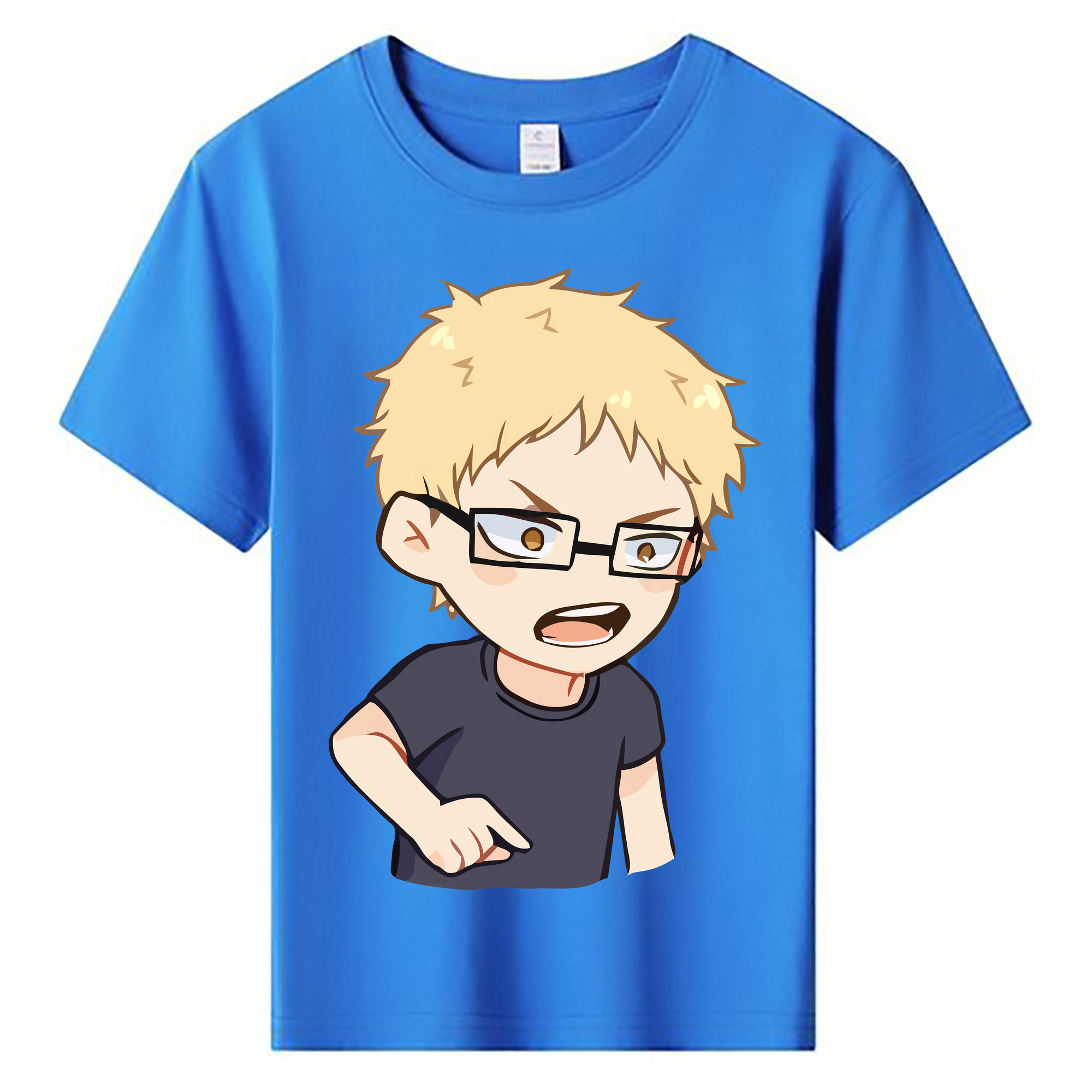（画像用） ハイキュー!! Haikyu!! 綿100％キッズTシャツ（フロントプリント）